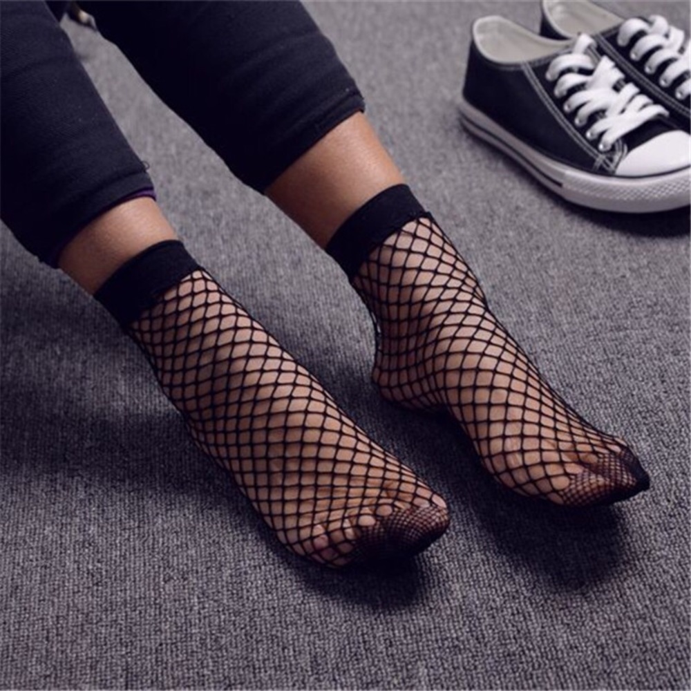 Black Fishnet Socks - Picture 2 of 3